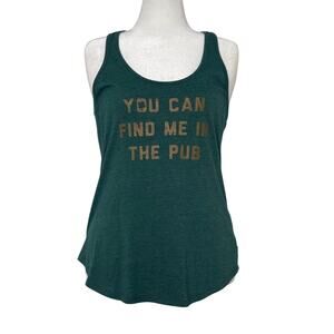 Tipsy Elves | St. Patty’s racerback tank | Green | Women’s Medium